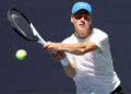 NEW YORK, NEW YORK - AUGUST 23: Jannik Sinner of Italy practices prior to the 2024 US Open at USTA Billie Jean King National Tennis Center on August 23, 2024 in New York City. (Photo by Jamie Squire/Getty Images)