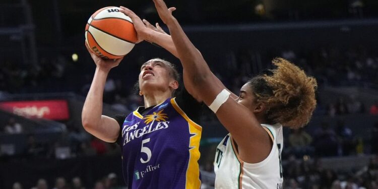 WNBA: New York Liberty at Los Angeles Sparks