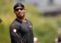 CINCNNATI, OH - AUGUST 01: Cincinnati Bengals wide receiver Ja'Marr Chase (1) during the Cincinnati Bengals training camp at Kettering Health Practice Fields on August 1, 2024 in Cincinnati, Ohio. (Photo by Ian Johnson/Icon Sportswire via Getty Images)