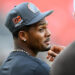 CLEVELAND, OHIO - AUGUST 17: Deshaun Watson #4 of the Cleveland Browns looks on prior to a preseason game against the Minnesota Vikings at Cleveland Browns Stadium on August 17, 2024 in Cleveland, Ohio. (Photo by Nick Cammett/Diamond Images via Getty Images)