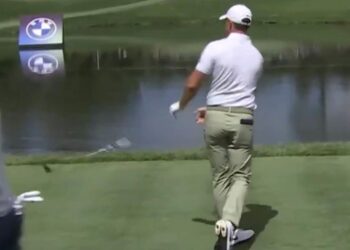 Watch: Frustrated Rory McIlroy has another Doral-style tantrum as he throws club into lake