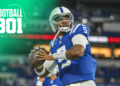 INDIANAPOLIS, IN - AUGUST 11: Quarterback Anthony Richardson #5 of the Indianapolis Colts throws a pass prior an NFL preseason football game against Denver Broncos at Lucas Oil Stadium on August 11, 2024 in Indianapolis, Indiana. (Photo by Todd Rosenberg/Getty Images)