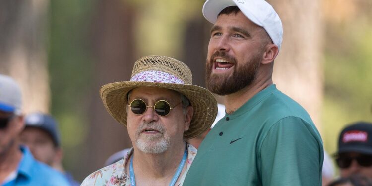 Ed Kelce and Travis Kelce