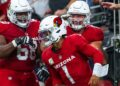 Kyler Murray celebrates touchdown