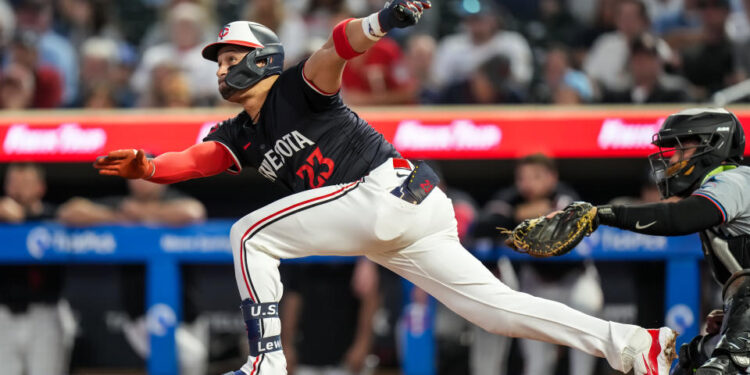 Injuries once again limited Royce Lewis' ability to stay on the field for the Twins. (Photo by Brace Hemmelgarn/Minnesota Twins/Getty Images)