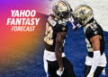 It's Thursday and 'Fantasy Film Room' is back with Nate Tice and Matt Harmon. The duo dives into the Saints offensive explosion in the first two weeks of the season and examine if what they're doing is sustainable. The two also look at why scoring is way down across the league. Tice explains why it's never been harder to play QB in the NFL against these modern defenses. (Credit:AP Photo/Jerome Miron)