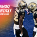 It's Thursday and 'Fantasy Film Room' is back with Nate Tice and Matt Harmon. The duo dives into the Saints offensive explosion in the first two weeks of the season and examine if what they're doing is sustainable. The two also look at why scoring is way down across the league. Tice explains why it's never been harder to play QB in the NFL against these modern defenses. (Credit:AP Photo/Jerome Miron)