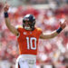 Bo Nix. (Kevin Sabitus/Getty Images)