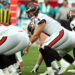 Aug 23, 2024; Tampa, Florida, USA;  Tampa Bay Buccaneer quarterback Baker Mayfield (6) calls a play against the Miami Dolphins during the first quarter at Raymond James Stadium. Mandatory Credit: Kim Klement Neitzel-USA TODAY Sports