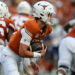 AUSTIN, TX - SEPTEMBER 14: Texas Longhorns quarterback Arch Manning (16) runs the ball for a touchdown during the first half of the game against the UTSA Roadrunners on September 14, 2024, at Darrell K Royal - Texas Memorial Stadium in Austin, TX. (Photo by Adam Davis/Icon Sportswire via Getty Images)