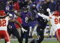 NFL: AFC Championship-Kansas City Chiefs at Baltimore Ravens