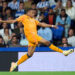 SAN SEBASTIAN, SPAIN - SEPTEMBER 14: Kylian Mbappe of Real Madrid in action during the LaLiga match between Real Sociedad and Real Madrid CF  at Reale Arena on September 14, 2024 in San Sebastian, Spain. (Photo by Juan Manuel Serrano Arce/Getty Images)