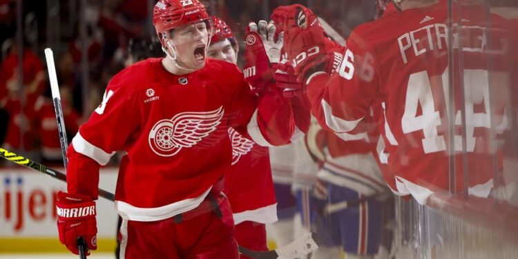 NHL: Montreal Canadiens at Detroit Red Wings