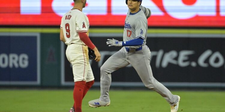 MLB: Los Angeles Dodgers at Los Angeles Angels