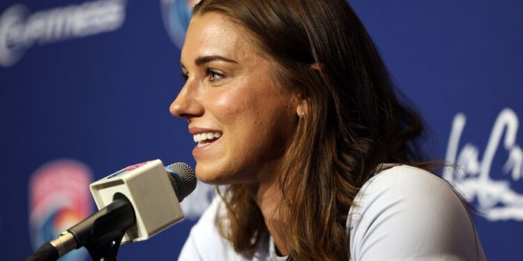 NWSL: Alex Morgan Retirement Press Conference