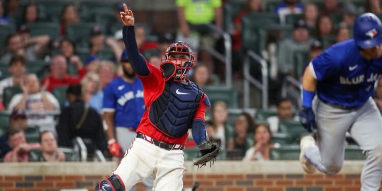 MLB: Toronto Blue Jays at Atlanta Braves