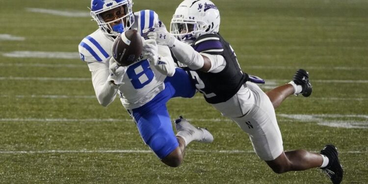 NCAA Football: Duke at Northwestern