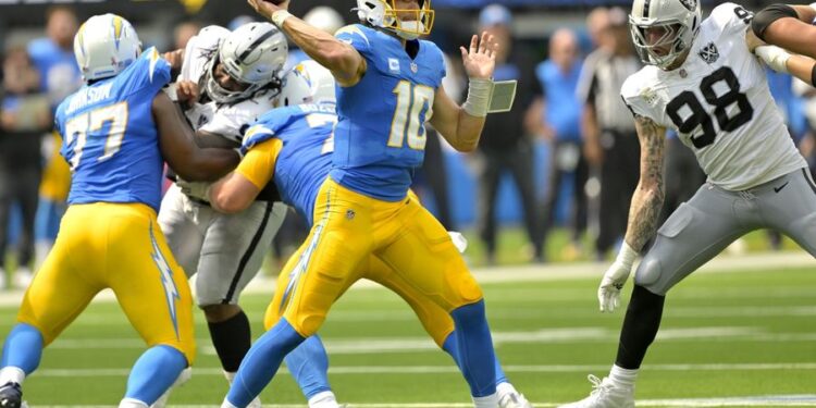 NFL: Las Vegas Raiders at Los Angeles Chargers