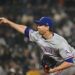 SEATTLE, WASHINGTON - SEPTEMBER 13: Jacob deGrom #48 of the Texas Rangers throws a pitch during the first inning against the Seattle Mariners at T-Mobile Park on September 13, 2024 in Seattle, Washington. (Photo by Alika Jenner/Getty Images)