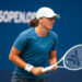 NEW YORK, NEW YORK - SEPTEMBER 01: Iga Swiatek of Poland during practice on Day 7 of the US Open at USTA Billie Jean King National Tennis Center on September 01, 2024 in New York City (Photo by Robert Prange/Getty Images)