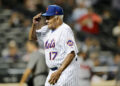 NEW YORK, NY - SEPTEMBER 26:  Ozzie Virgil Sr., the first Dominican-born player in the MLB, throws out a ceremonial first pitch before the game between the New York Mets and the Atlanta Braves on September 26, 2018 at Citi Field in the Flushing neighborhood of the Queens borough of New York City.  (Photo by Elsa/Getty Images)