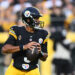 PITTSBURGH, PENNSYLVANIA - AUGUST 17:  Russell Wilson #3 of the Pittsburgh Steelers in action during the preseason game against the Buffalo Bills at Acrisure Stadium on August 17, 2024 in Pittsburgh, Pennsylvania. (Photo by Joe Sargent/Getty Images)