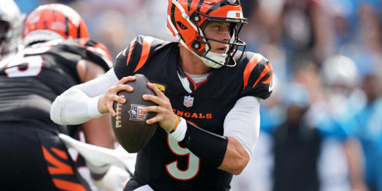 Joe Burrow and the Bengals managed to hold off the Panthers. (Grant Halverson/Getty Images)