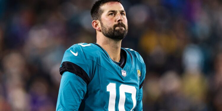 Brandon McManus looks up on field