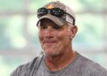 Brett Favre smirks