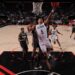 Dylan Harper of Team USA drives to the basket during the game against Team World during the 2024 Nike Hoop Summit on April 13, 2024 at the Moda Center Arena in Portland, Oregon.