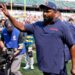 Jerod Mayo waves to the crowd