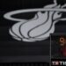 Miami Heat logo at a game