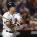 New York Mets' Mike Piazza hits an 8th inning homerun to lead the Mets past the Atlanta Braves, 3-2, on a patriotic and dramatic night at Shea Stadium as baseball returns to New York City.