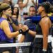 Karolina Muchova and Naomi Osaka embrace