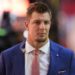 Rob Gronkowski at Eagles-Chiefs Super Bowl