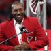 Roddy White at Falcons' stadium