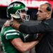 Aaron Rodgers Robert Saleh embrace