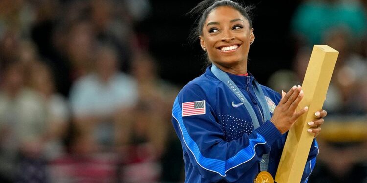 Simone Biles in Paris