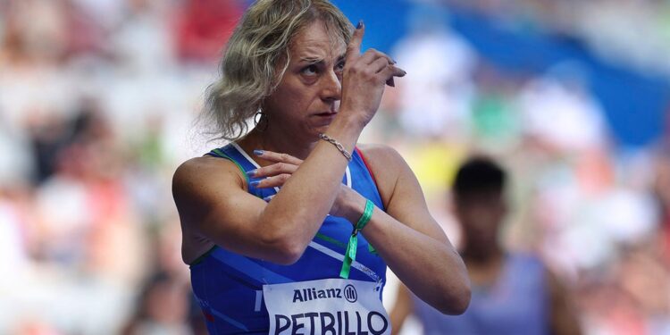 Valentina Petrillo readies for race