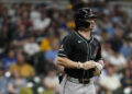 Corbin Carroll's second season with the Diamondbacks was not as magical as his first. (AP Photo/Aaron Gash)