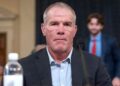 Brett Favre talks to lawmakers