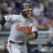 NEW YORK, NEW YORK - AUGUST 19:  Gunnar Henderson #2 of the Baltimore Orioles in action against the New York Mets at Citi Field on August 19, 2024 in New York City. The Mets defeated the Orioles 4-3. (Photo by Jim McIsaac/Getty Images)