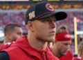 Christian McCaffrey sidelines