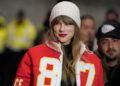 Taylor Swift at Chiefs game