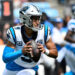 Bryce Young. is the quarterback of the Carolina Panthers.. for now. PHOTO USA Today Sports Images