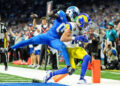 PHOTO USA Today Sports Images. Cooper Kupp catches a touchdown for the Los Angeles Rams.