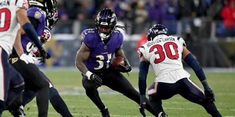 NFL: AFC Divisional Round-Houston Texans at Baltimore Ravens