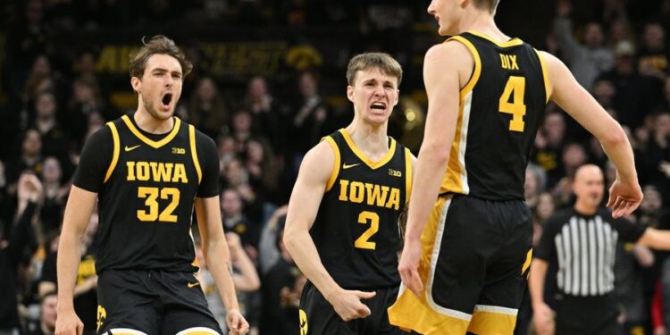 NCAA Basketball: Wisconsin at Iowa