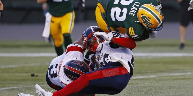 CFL: Canadian Football League-Montreal Alouettes at Edmonton Elks