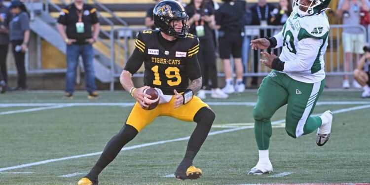 CFL: Canadian Football League-Saskatchewan Roughriders at Hamilton Tiger-Cats